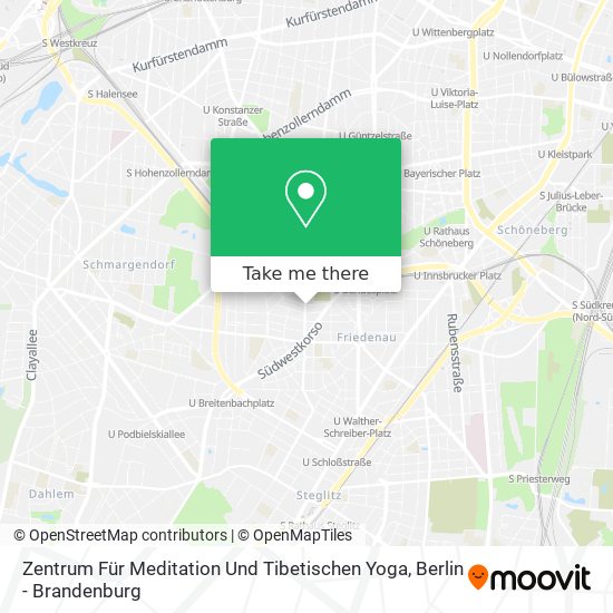Карта Zentrum Für Meditation Und Tibetischen Yoga