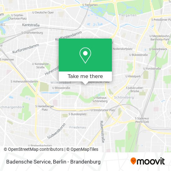 Badensche Service map
