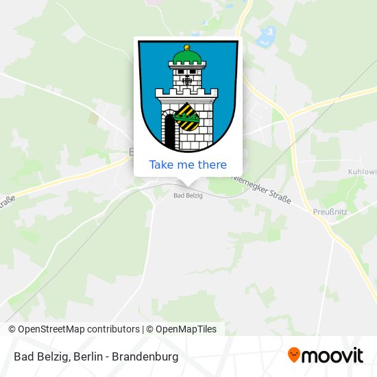 Bad Belzig map