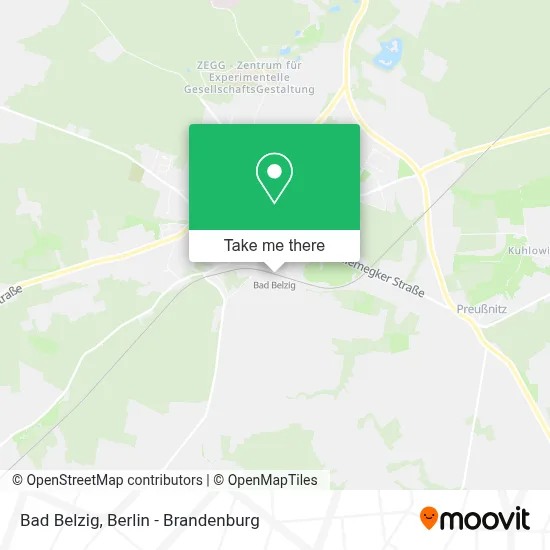 Bad Belzig map