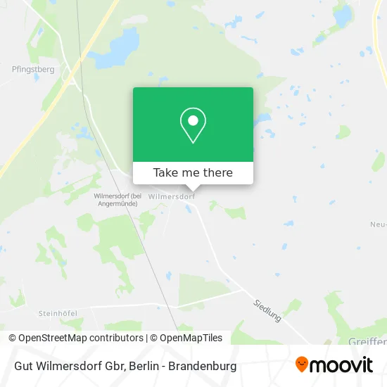 Gut Wilmersdorf Gbr map