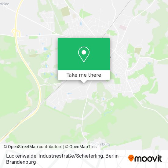 Luckenwalde, Industriestraße / Schieferling map