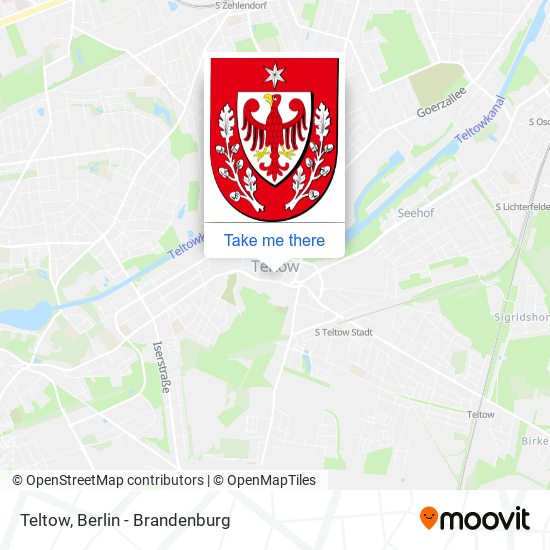 Teltow map