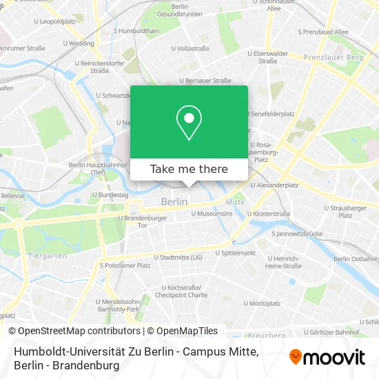 Карта Humboldt-Universität Zu Berlin - Campus Mitte