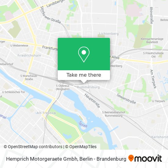 Карта Hemprich Motorgeraete Gmbh