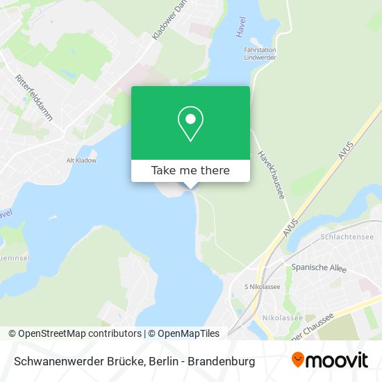 Schwanenwerder Brücke map