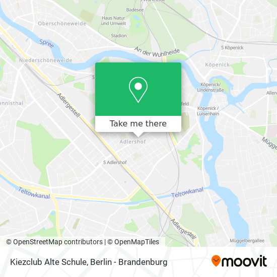 Kiezclub Alte Schule map