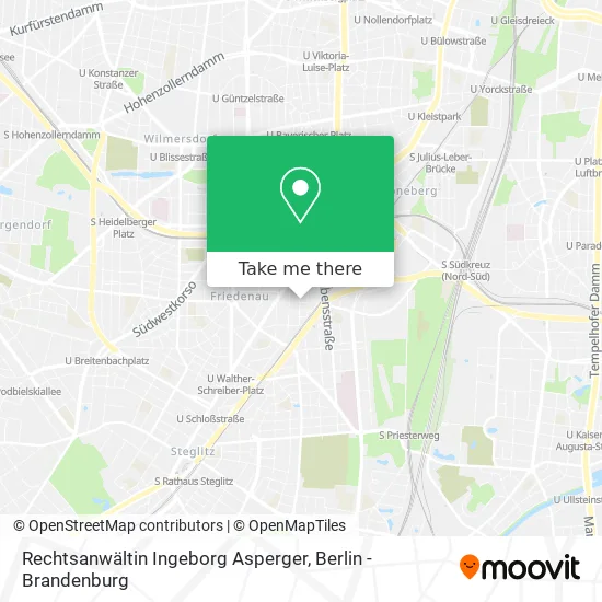 Карта Rechtsanwältin Ingeborg Asperger