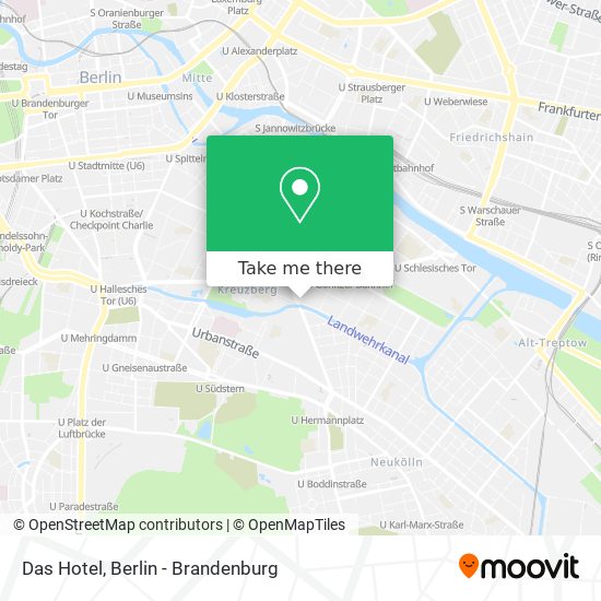 Das Hotel map