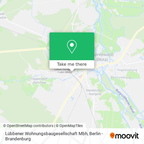 Карта Lübbener Wohnungsbaugesellschaft Mbh