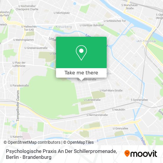 Карта Psychologische Praxis An Der Schillerpromenade