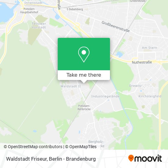 Waldstadt Friseur map