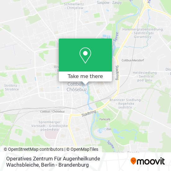 Operatives Zentrum Für Augenheilkunde Wachsbleiche map