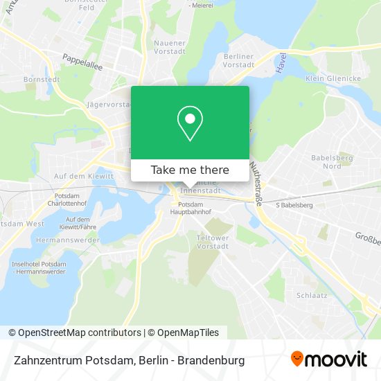 Карта Zahnzentrum Potsdam