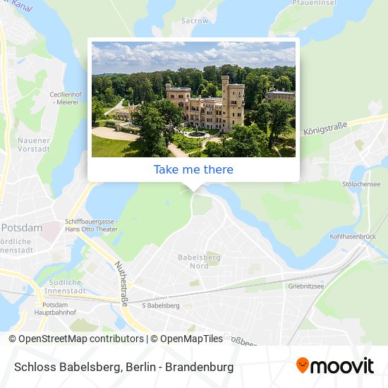 Schloss Babelsberg map