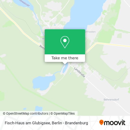 Fisch-Haus am Glubigsee map