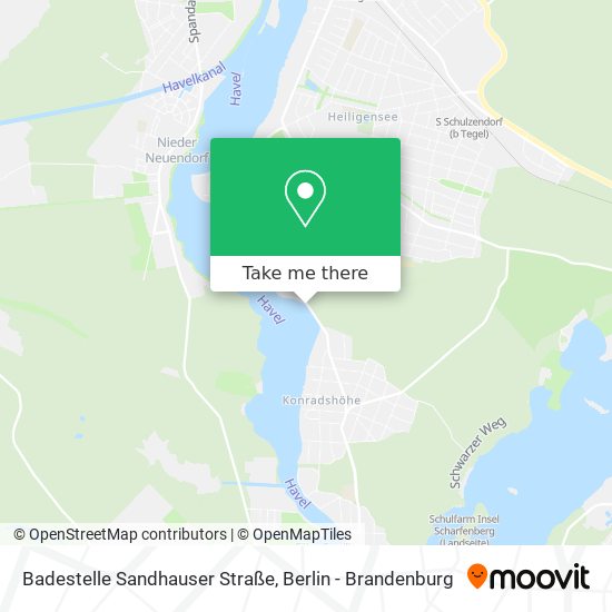 Badestelle Sandhauser Straße map