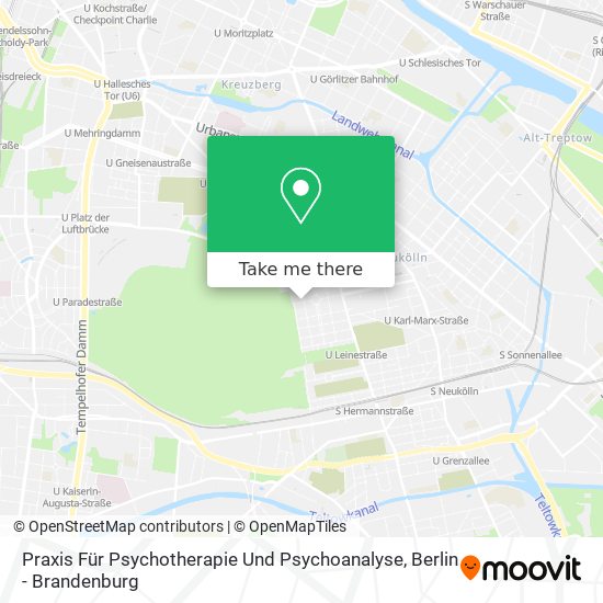 Карта Praxis Für Psychotherapie Und Psychoanalyse