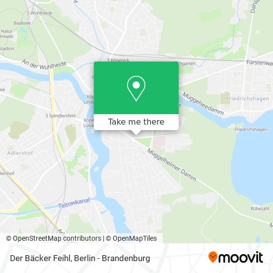 Der Bäcker Feihl map