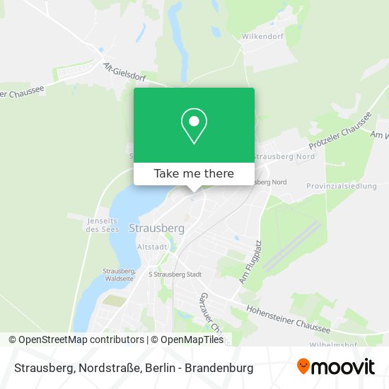 Strausberg, Nordstraße map