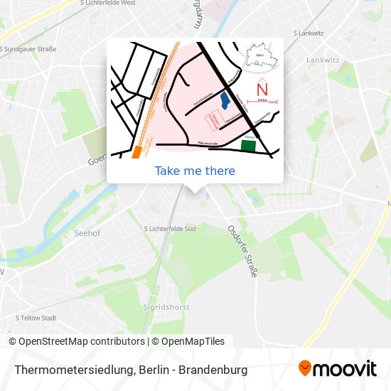 Карта Thermometersiedlung