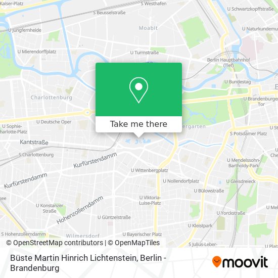 Büste Martin Hinrich Lichtenstein map