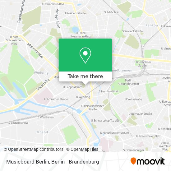 Musicboard Berlin map