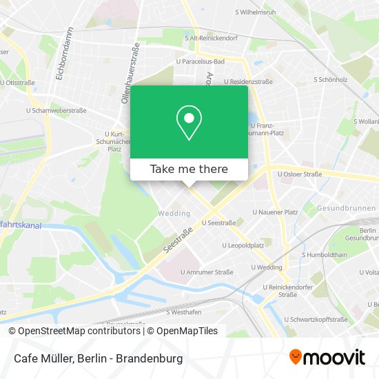 Карта Cafe Müller