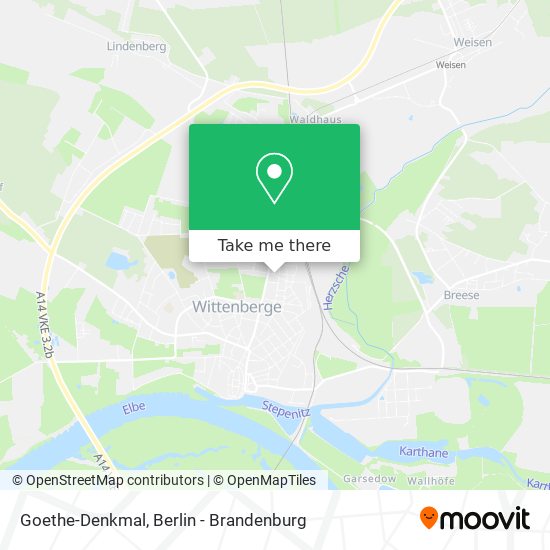 Goethe-Denkmal map