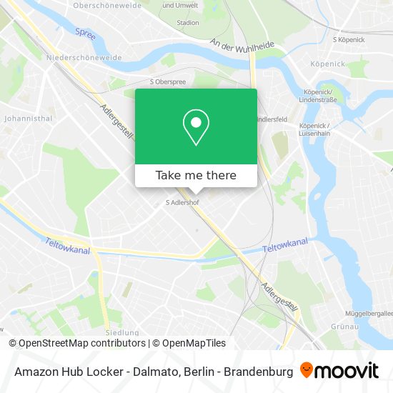 Amazon Hub Locker - Dalmato map