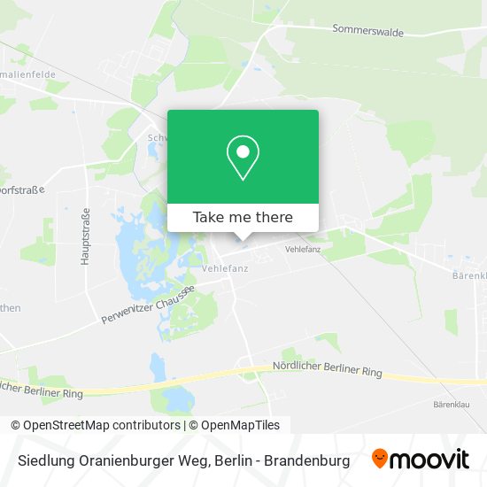 Siedlung Oranienburger Weg map