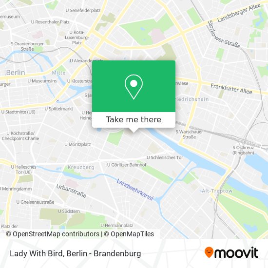 Lady With Bird map