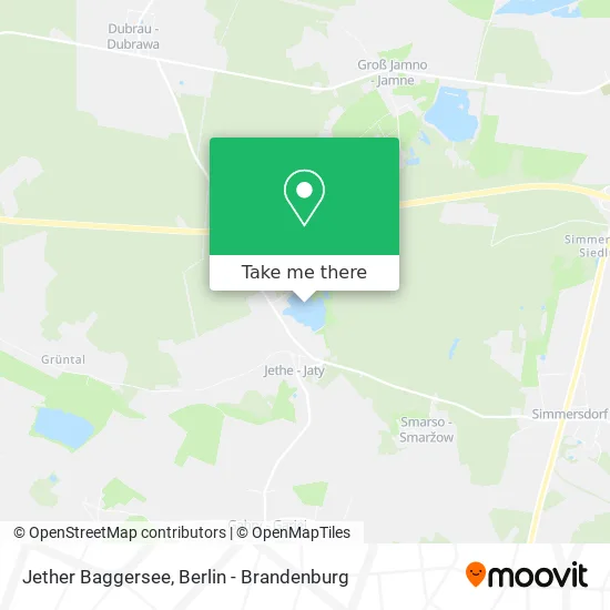 Карта Jether Baggersee