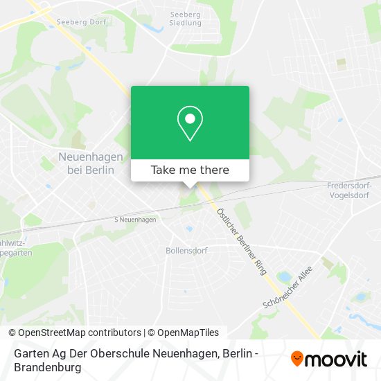 Garten Ag Der Oberschule Neuenhagen map
