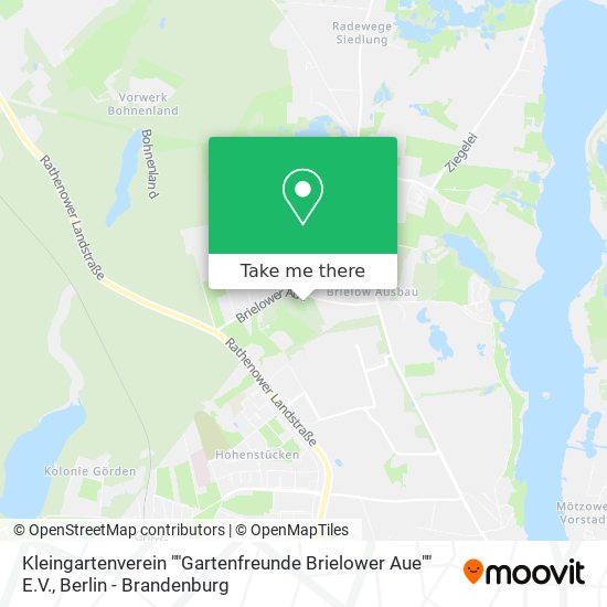 Kleingartenverein ""Gartenfreunde Brielower Aue"" E.V. map