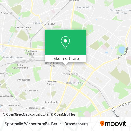 Sporthalle Wichertstraße map