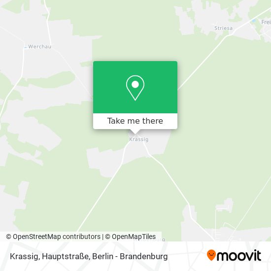 Krassig, Hauptstraße map