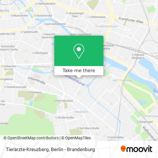 Tierärzte-Kreuzberg map