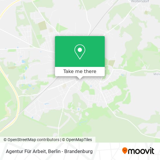 Agentur Für Arbeit map