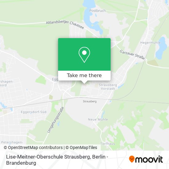 Карта Lise-Meitner-Oberschule Strausberg