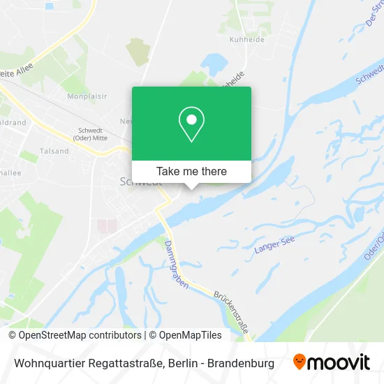 Карта Wohnquartier Regattastraße