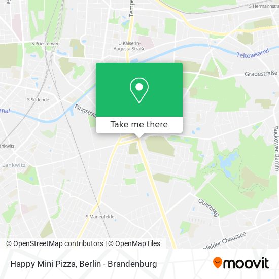 Карта Happy Mini Pizza