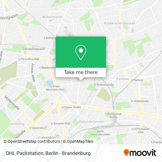 DHL Packstation map