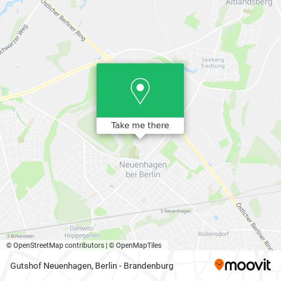 Карта Gutshof Neuenhagen