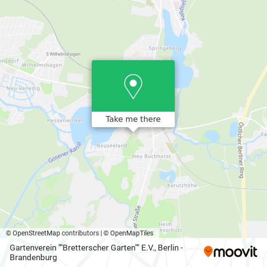Карта Gartenverein ""Bretterscher Garten"" E.V.