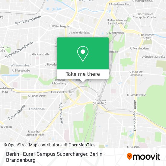 Berlin - Euref-Campus Supercharger map