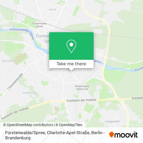 Fürstenwalde / Spree, Charlotte-Apel-Straße map