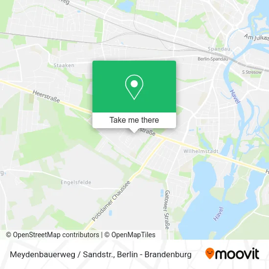 Карта Meydenbauerweg / Sandstr.