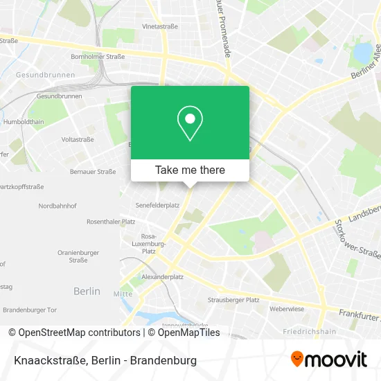 Knaackstraße map
