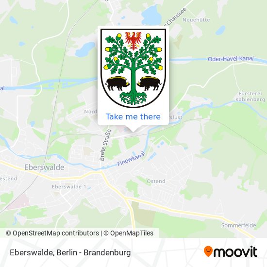 Eberswalde map